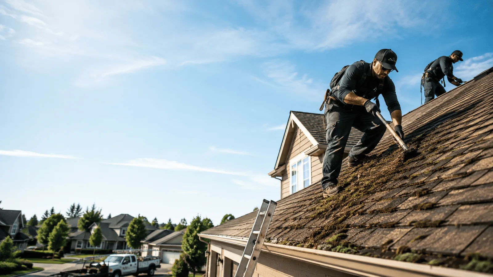 Roof Moss Removal in Blackstone, MA near me